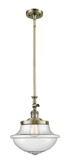 Franklin Restoration LED Mini Pendant in Antique Brass (405|206-AB-G544-LED)