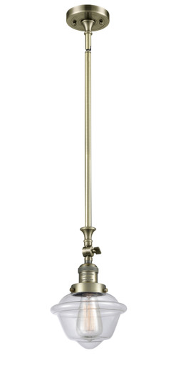 Franklin Restoration One Light Mini Pendant in Antique Brass (405|206-AB-G532)
