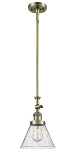 Franklin Restoration LED Mini Pendant in Antique Brass (405|206-AB-G44-LED)