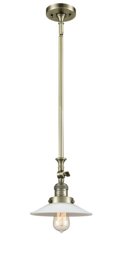 Franklin Restoration LED Mini Pendant in Antique Brass (405|206-AB-G1-LED)