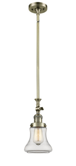 Franklin Restoration One Light Mini Pendant in Antique Brass (405|206-AB-G192)