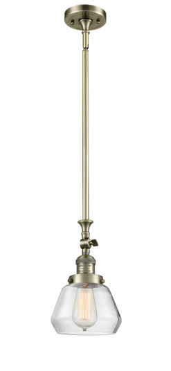 Franklin Restoration One Light Mini Pendant in Antique Brass (405|206-AB-G172)