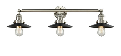 Franklin Restoration Three Light Bath Vanity in Brushed Satin Nickel (405|205-SN-M6)