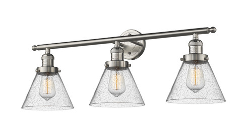 Franklin Restoration Three Light Bath Vanity in Brushed Satin Nickel (405|205-SN-G44)