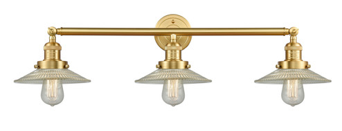 Franklin Restoration Three Light Bath Vanity in Satin Gold (405|205-SG-G2)