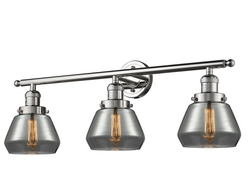 Franklin Restoration Three Light Bath Vanity in Polished Nickel (405|205-PN-G173)