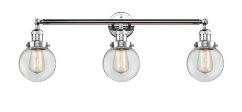 Franklin Restoration Three Light Bath Vanity in Polished Chrome (405|205-PC-G202-6)