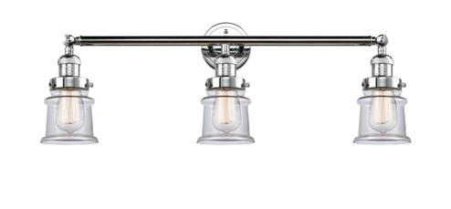 Franklin Restoration Three Light Bath Vanity in Polished Chrome (405|205-PC-G182S)