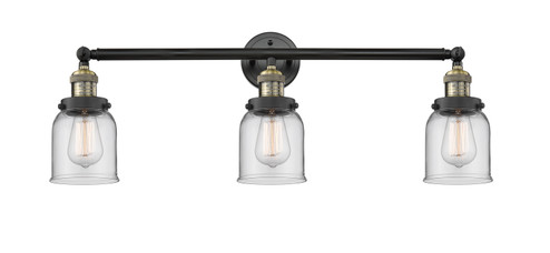 Franklin Restoration Three Light Bath Vanity in Black Antique Brass (405|205-BAB-G52)