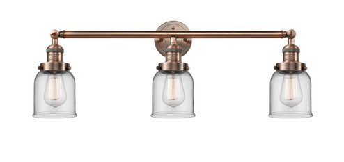 Franklin Restoration Three Light Bath Vanity in Antique Copper (405|205-AC-G52)