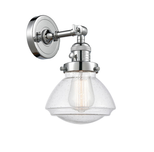 Franklin Restoration One Light Wall Sconce in Polished Chrome (405|203SW-PC-G324)