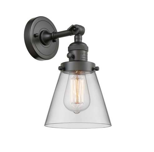 Franklin Restoration One Light Wall Sconce in Oil Rubbed Bronze (405|203SW-OB-G62)