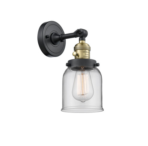 Franklin Restoration One Light Wall Sconce in Black Antique Brass (405|203SW-BAB-G52)