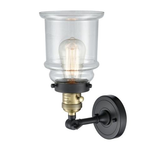 Franklin Restoration One Light Wall Sconce in Black Antique Brass (405|203SW-BAB-G182)