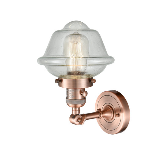Franklin Restoration One Light Wall Sconce in Antique Copper (405|203SW-AC-G534) Franklin Restoration One Light Wall Sconce in Antique Copper (405|203SW-AC-G534)