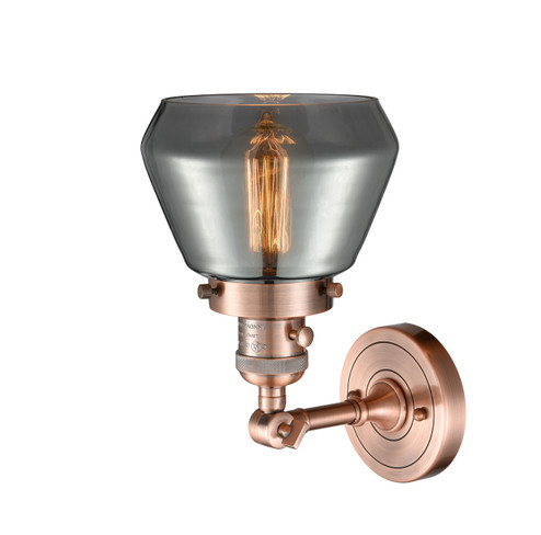 Franklin Restoration One Light Wall Sconce in Antique Copper (405|203SW-AC-G173) Franklin Restoration One Light Wall Sconce in Antique Copper (405|203SW-AC-G173)
