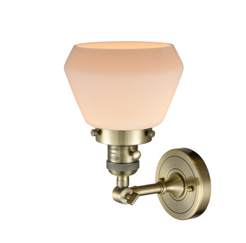 Franklin Restoration One Light Wall Sconce in Antique Brass (405|203SW-AB-G171) Franklin Restoration One Light Wall Sconce in Antique Brass (405|203SW-AB-G171)