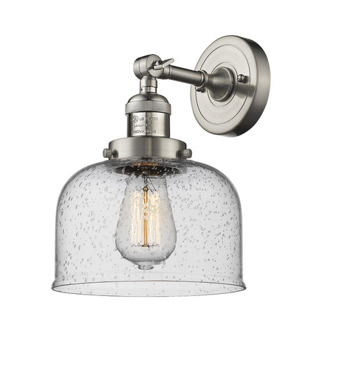 Franklin Restoration One Light Wall Sconce in Brushed Satin Nickel (405|203-SN-G74)