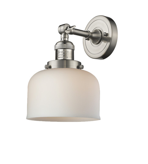 Franklin Restoration LED Wall Sconce in Brushed Satin Nickel (405|203-SN-G71-LED) Franklin Restoration LED Wall Sconce in Brushed Satin Nickel (405|203-SN-G71-LED)