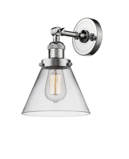 Franklin Restoration One Light Wall Sconce in Polished Chrome (405|203-PC-G42)