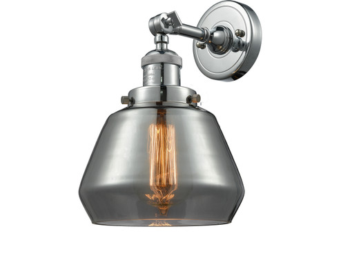 Franklin Restoration One Light Wall Sconce in Polished Chrome (405|203-PC-G173)