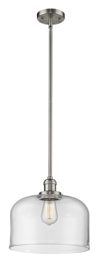 Franklin Restoration One Light Mini Pendant in Brushed Satin Nickel (405|201S-SN-G72-L)