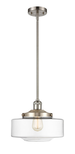 Franklin Restoration One Light Mini Pendant in Brushed Satin Nickel (405|201S-SN-G692-12)
