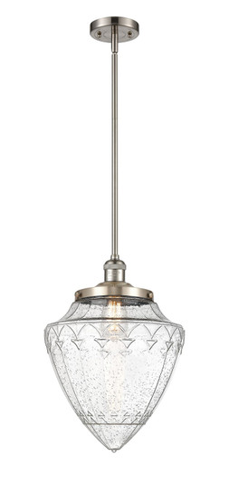 Franklin Restoration LED Mini Pendant in Brushed Satin Nickel (405|201S-SN-G664-12-LED)