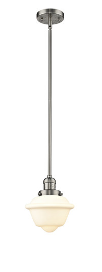 Franklin Restoration One Light Mini Pendant in Brushed Satin Nickel (405|201S-SN-G531)