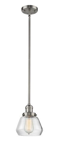 Franklin Restoration LED Mini Pendant in Brushed Satin Nickel (405|201S-SN-G172-LED)