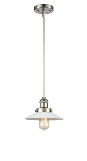 Franklin Restoration One Light Mini Pendant in Brushed Satin Nickel (405|201S-SN-G1)