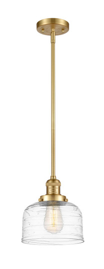 Franklin Restoration One Light Mini Pendant in Satin Gold (405|201S-SG-G713)