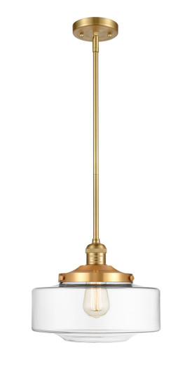 Franklin Restoration One Light Mini Pendant in Satin Gold (405|201S-SG-G692-12)