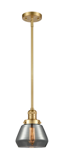 Franklin Restoration One Light Mini Pendant in Satin Gold (405|201S-SG-G173)