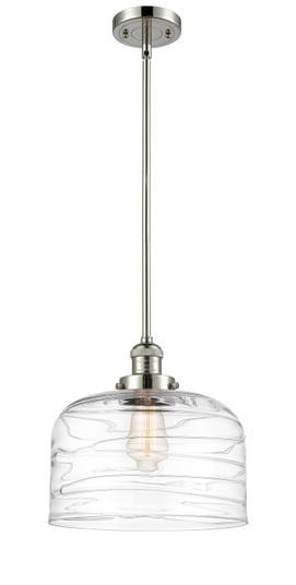 Franklin Restoration One Light Mini Pendant in Polished Nickel (405|201S-PN-G713-L)