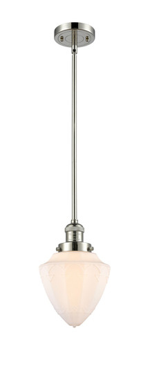 Franklin Restoration One Light Mini Pendant in Polished Nickel (405|201S-PN-G661-7)