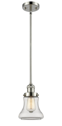 Franklin Restoration One Light Mini Pendant in Polished Nickel (405|201S-PN-G192)