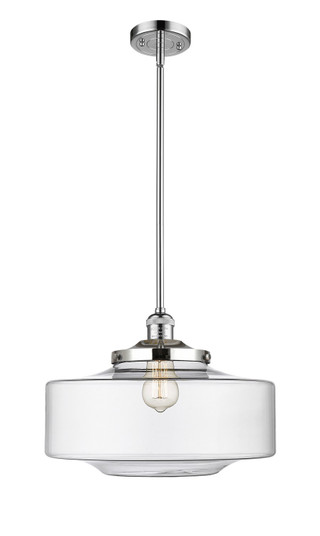 Franklin Restoration One Light Mini Pendant in Polished Chrome (405|201S-PC-G692-16)