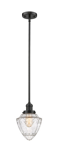Franklin Restoration One Light Mini Pendant in Oil Rubbed Bronze (405|201S-OB-G664-7)