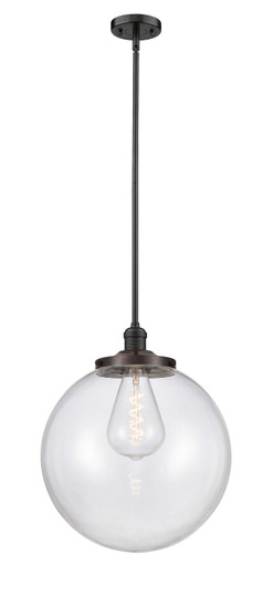 Franklin Restoration One Light Pendant in Oil Rubbed Bronze (405|201S-OB-G202-16)