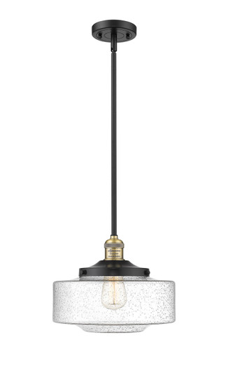 Franklin Restoration One Light Mini Pendant in Black Antique Brass (405|201S-BAB-G694-12)
