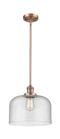 Franklin Restoration LED Mini Pendant in Antique Copper (405|201S-AC-G74-L-LED)