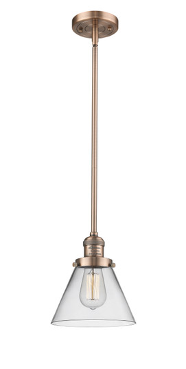 Franklin Restoration LED Mini Pendant in Antique Copper (405|201S-AC-G42-LED)
