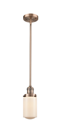 Franklin Restoration One Light Mini Pendant in Antique Copper (405|201S-AC-G311)
