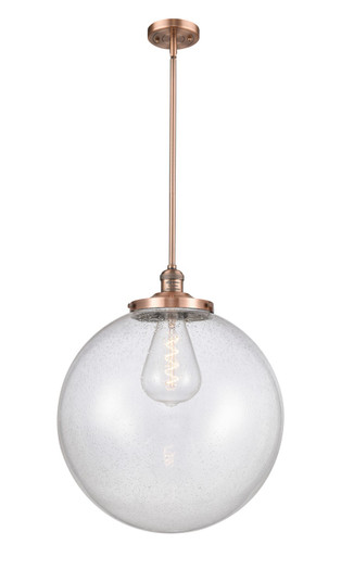 Franklin Restoration One Light Pendant in Antique Copper (405|201S-AC-G204-18)