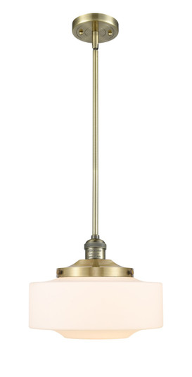 Franklin Restoration One Light Mini Pendant in Antique Brass (405|201S-AB-G691-12)