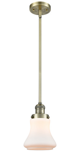 Franklin Restoration One Light Mini Pendant in Antique Brass (405|201S-AB-G191)