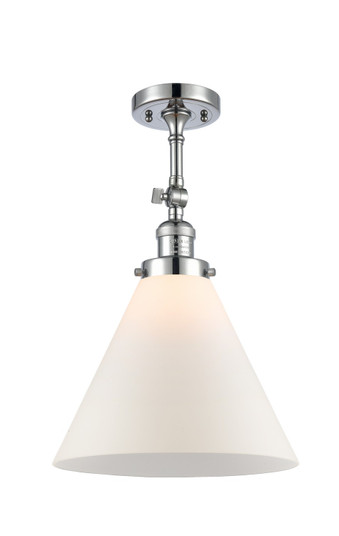 Franklin Restoration LED Semi-Flush Mount in Polished Chrome (405|201F-PC-G41-L-LED)