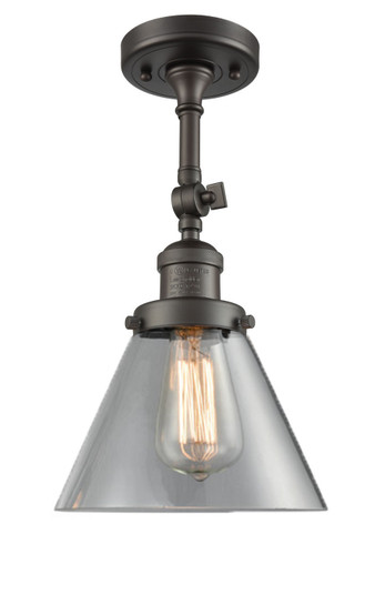 Franklin Restoration One Light Semi-Flush Mount in Oil Rubbed Bronze (405|201F-OB-G42)