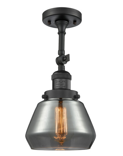 Franklin Restoration LED Semi-Flush Mount in Matte Black (405|201F-BK-G173-LED)